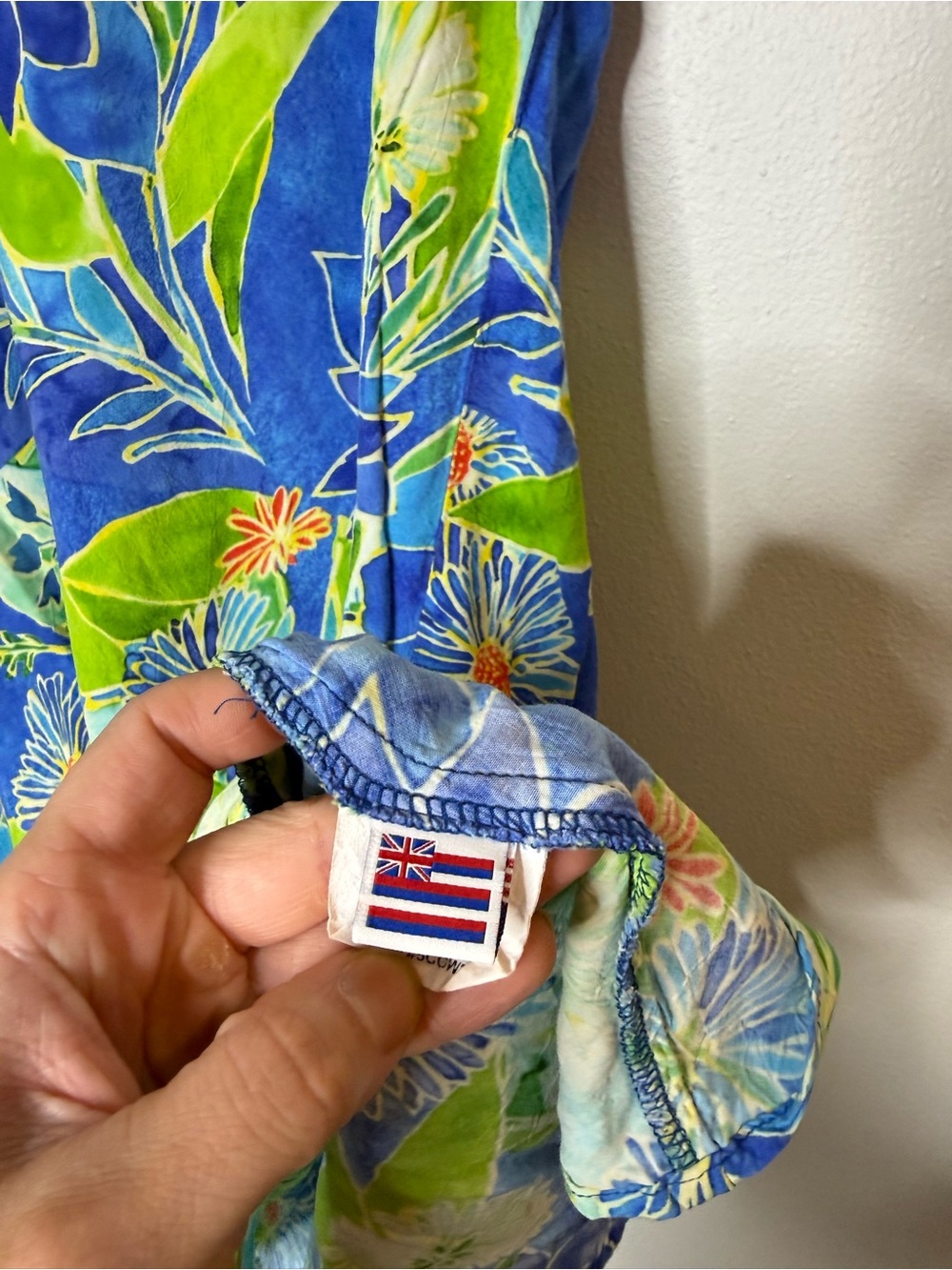 Jams World Bluebell Tropical Floral Swing Shift Flowy Dress size XL - Picture 6 of 10
